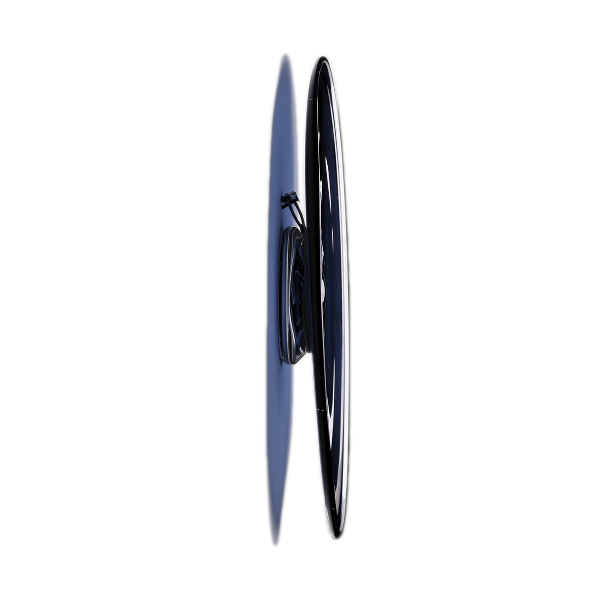 Slate Blue Spiral Rondel