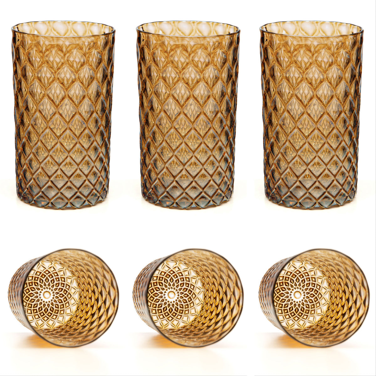 Light Brown Sugar Mandala Glass