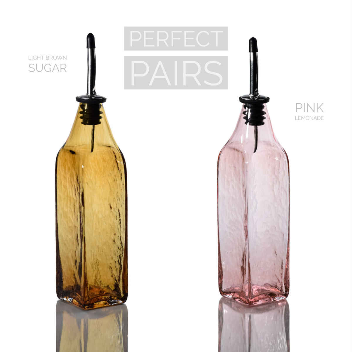 Light Brown Sugar &amp; Pink Lemonade Single-Tone Bottle Set
