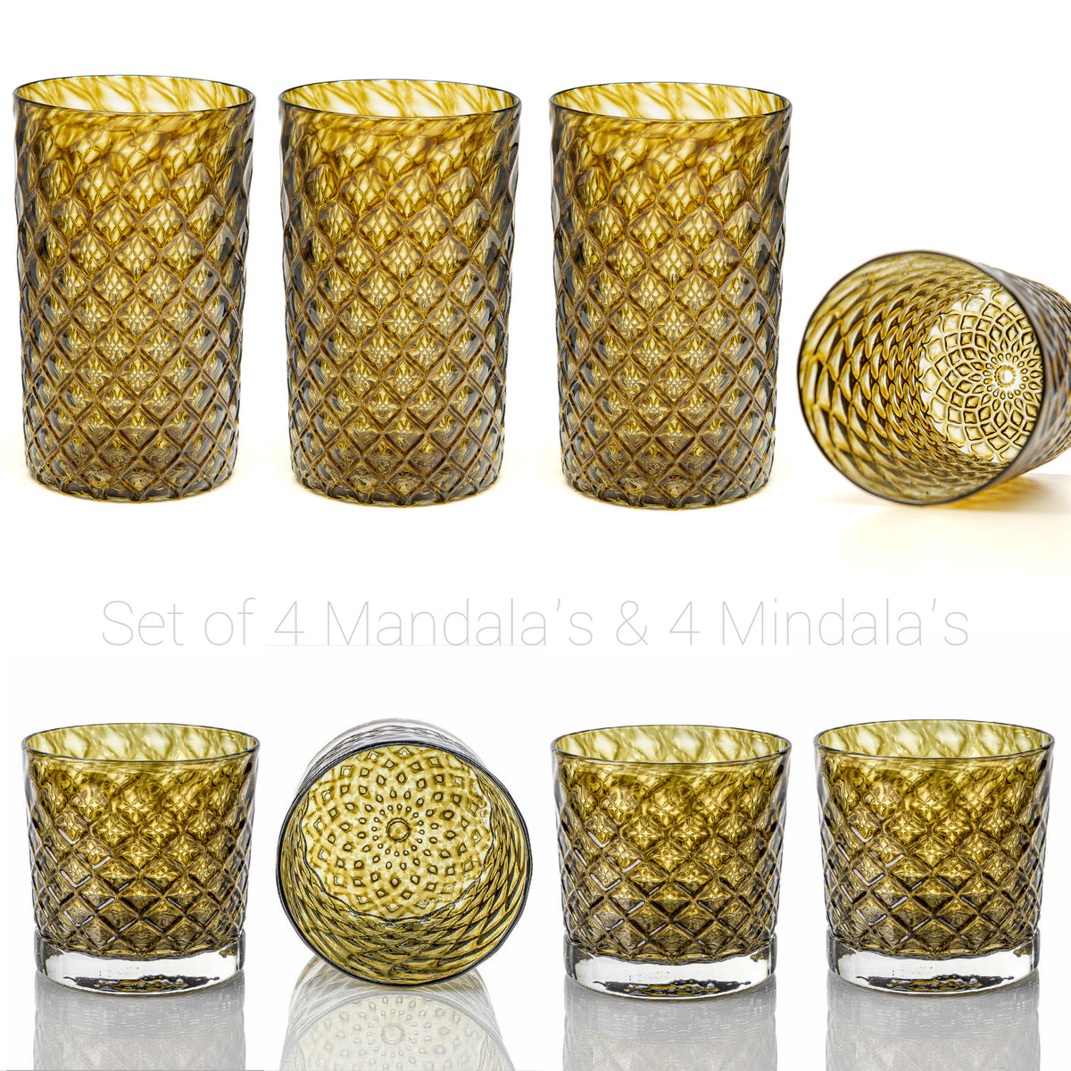 Manzanilla Mandala Glass