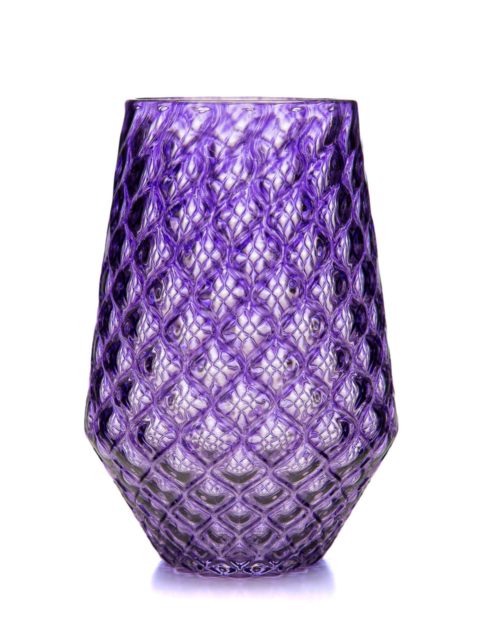 Grape Diamond Cut Tulip Tumbler