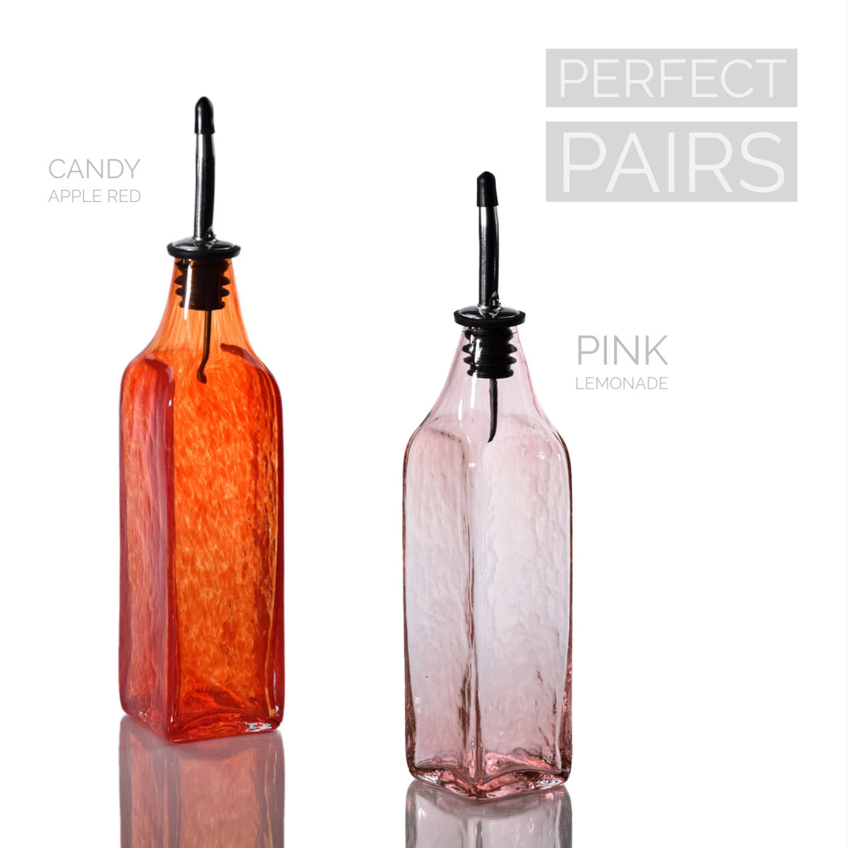 Candy Apple Red &amp; Pink Lemonade Single-Tone Bottle Set