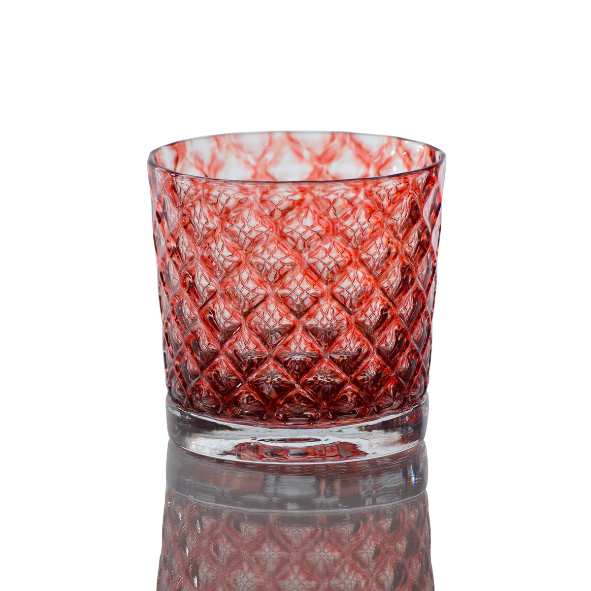 Black Cherry Mindala Glass