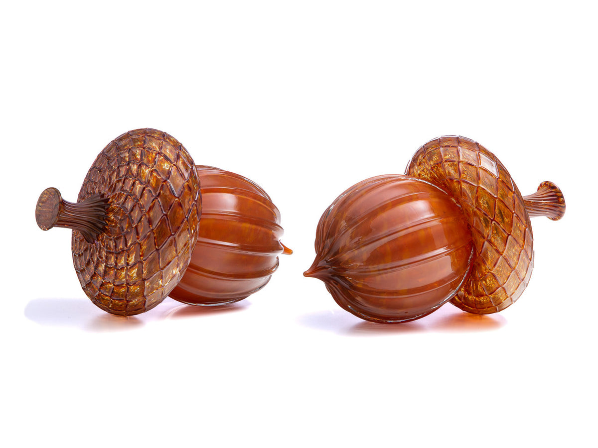Light Metallic Clove &amp; Chestnut Acorn
