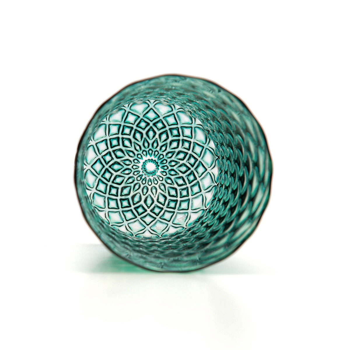 Turquoise Mandala Glass