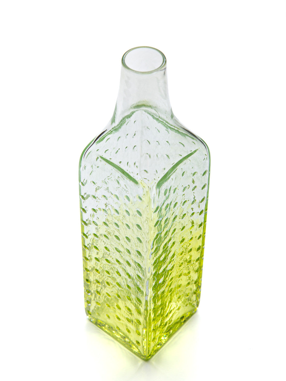 Wintergreen &amp; Lime Hobnail Handblown Bottle
