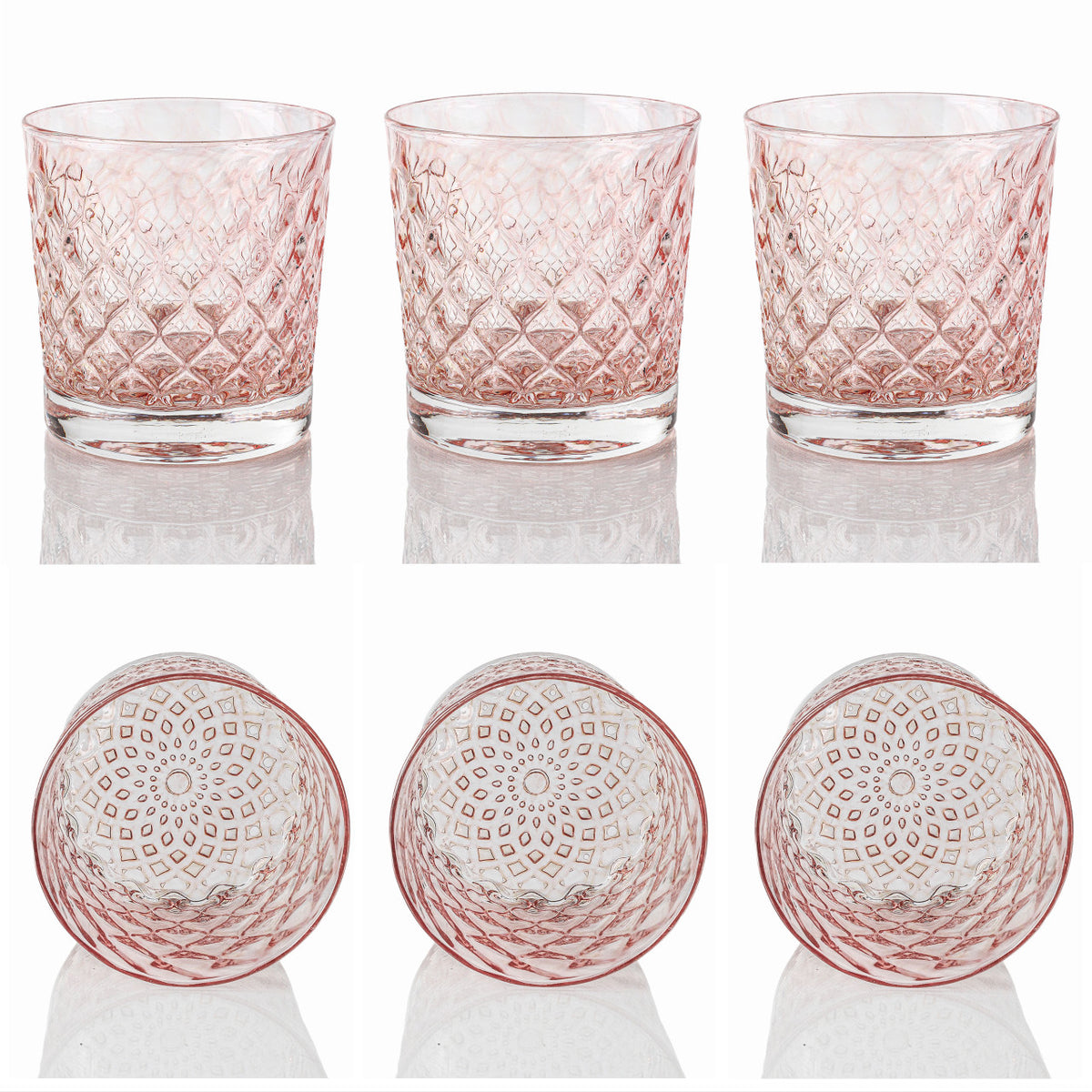 Pink Lemonade Mindala Glass