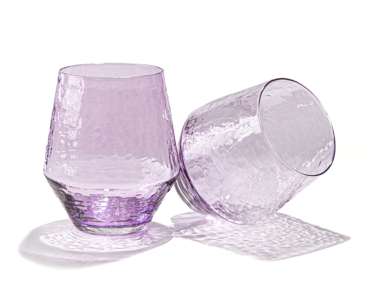 LAVENDER | Sparkling Stemless Glassware