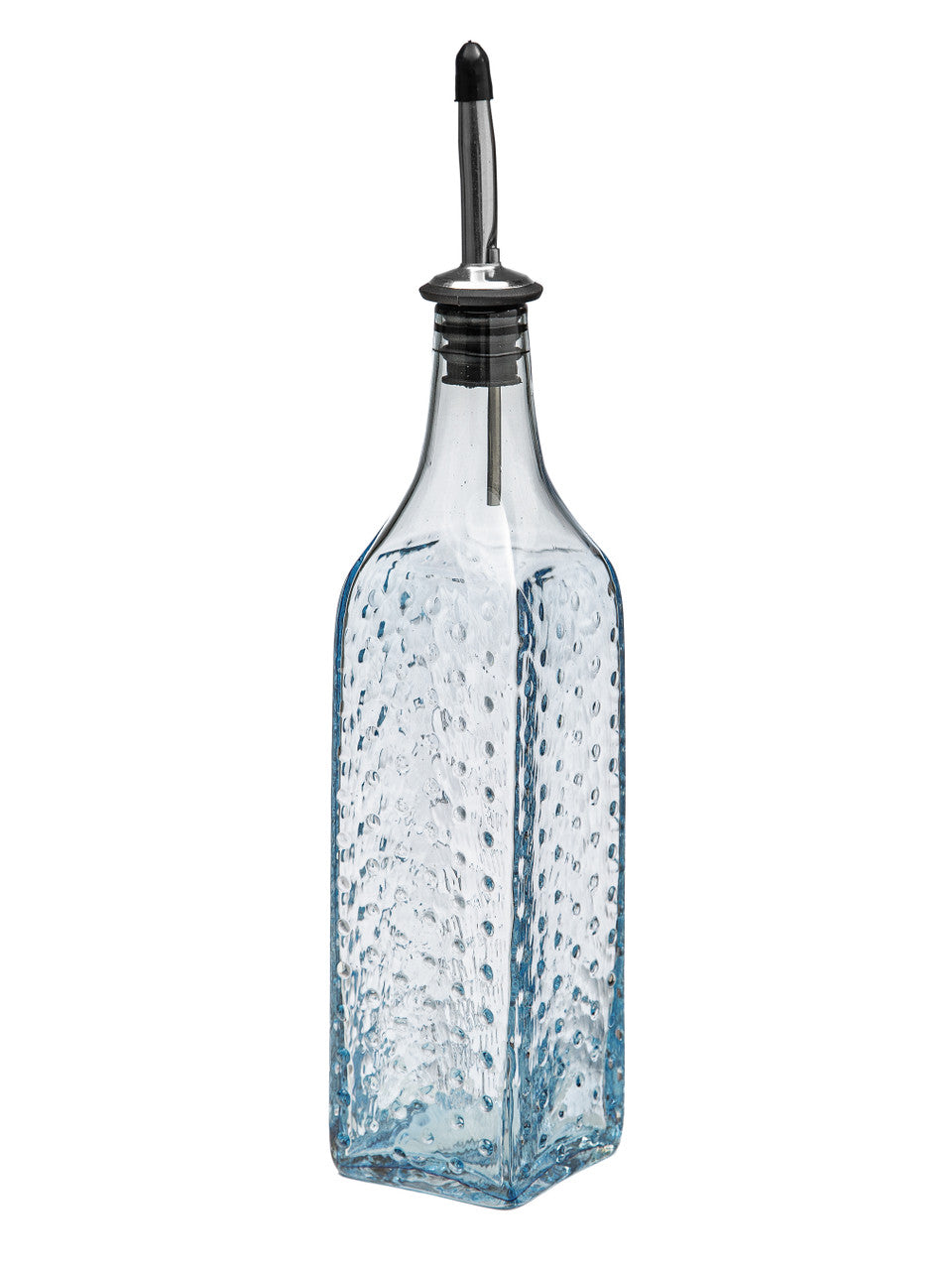 Ice Hobnail Handblown Bottle