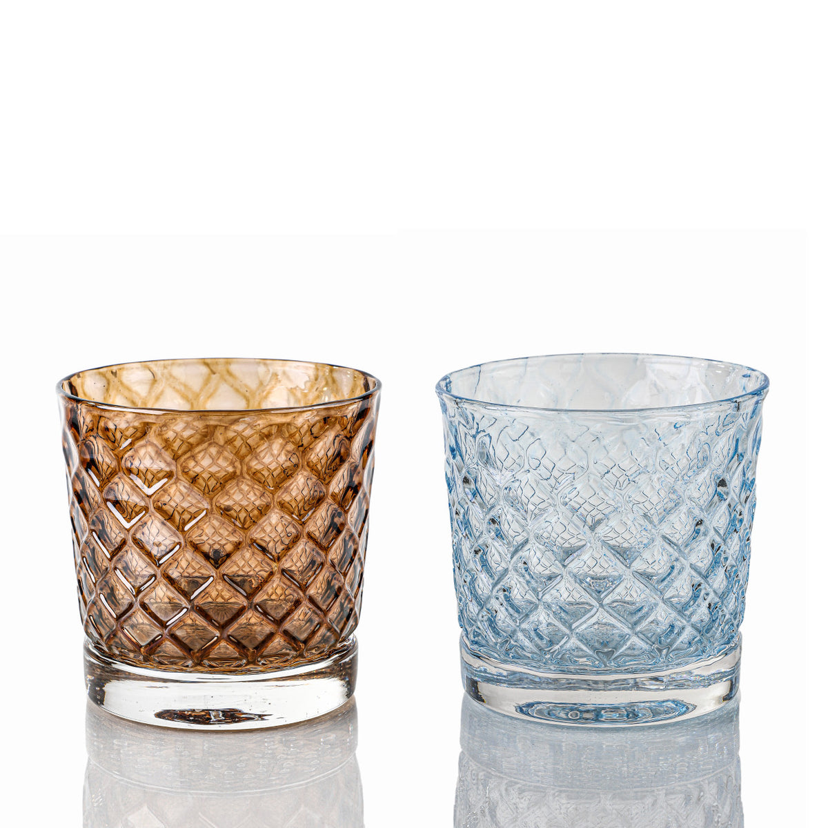 Light Brown Sugar Mindala Glass