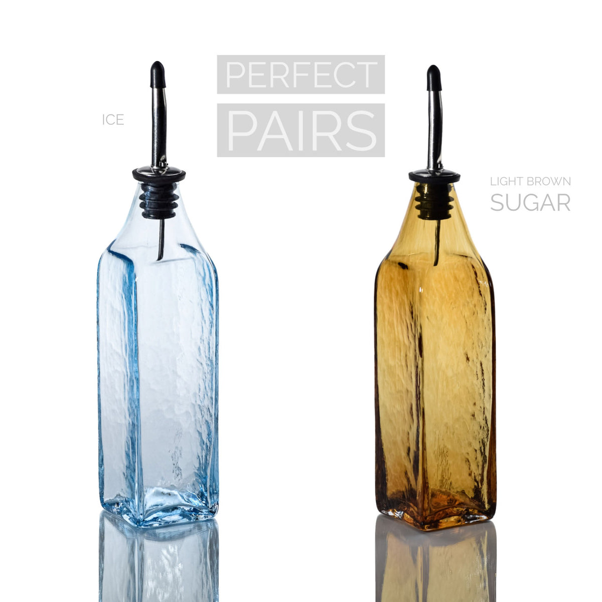 Ice &amp; Light Brown Sugar Single-Tone Bottle Set