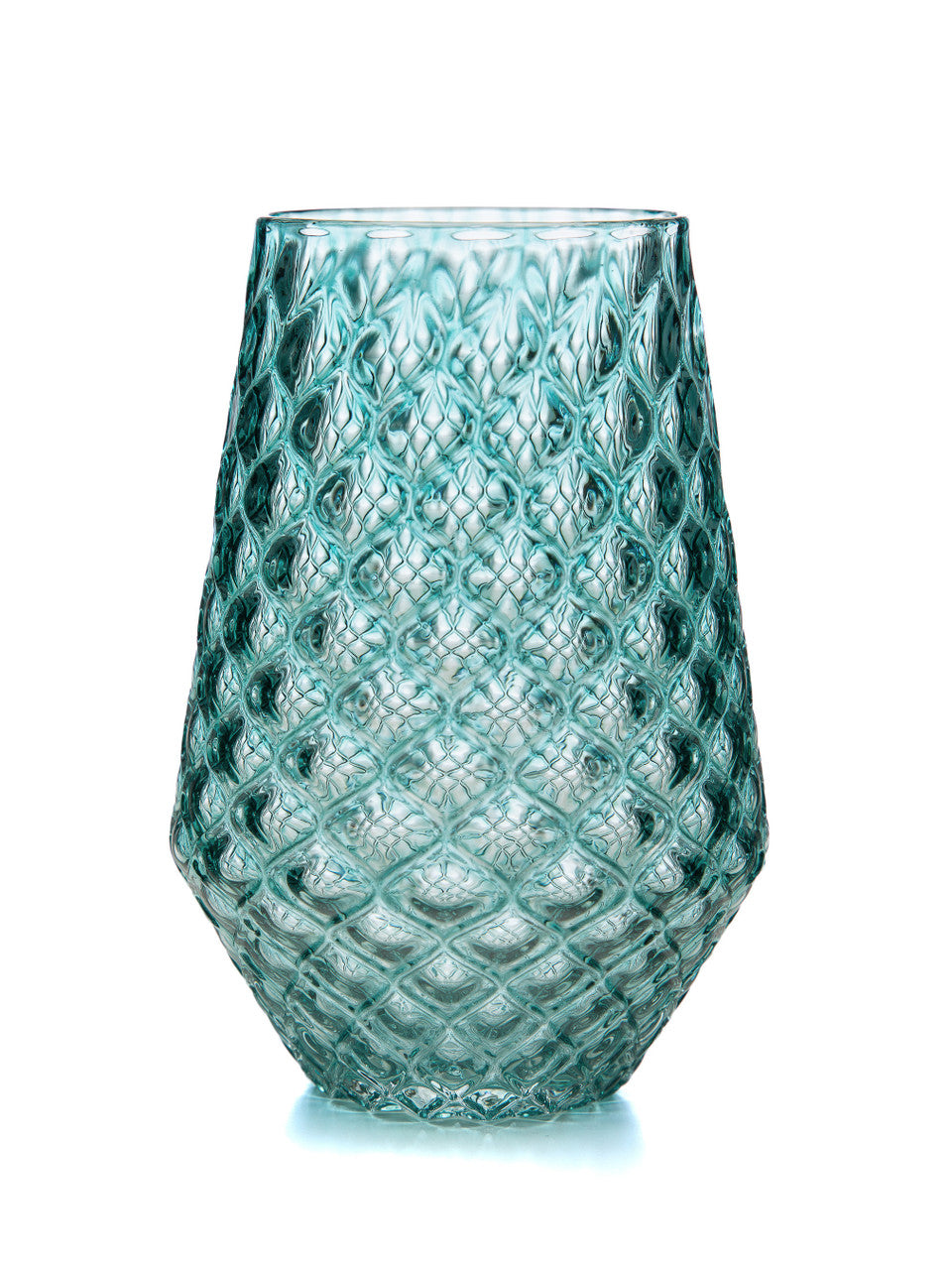 Sea Green Diamond Cut Tulip Tumbler