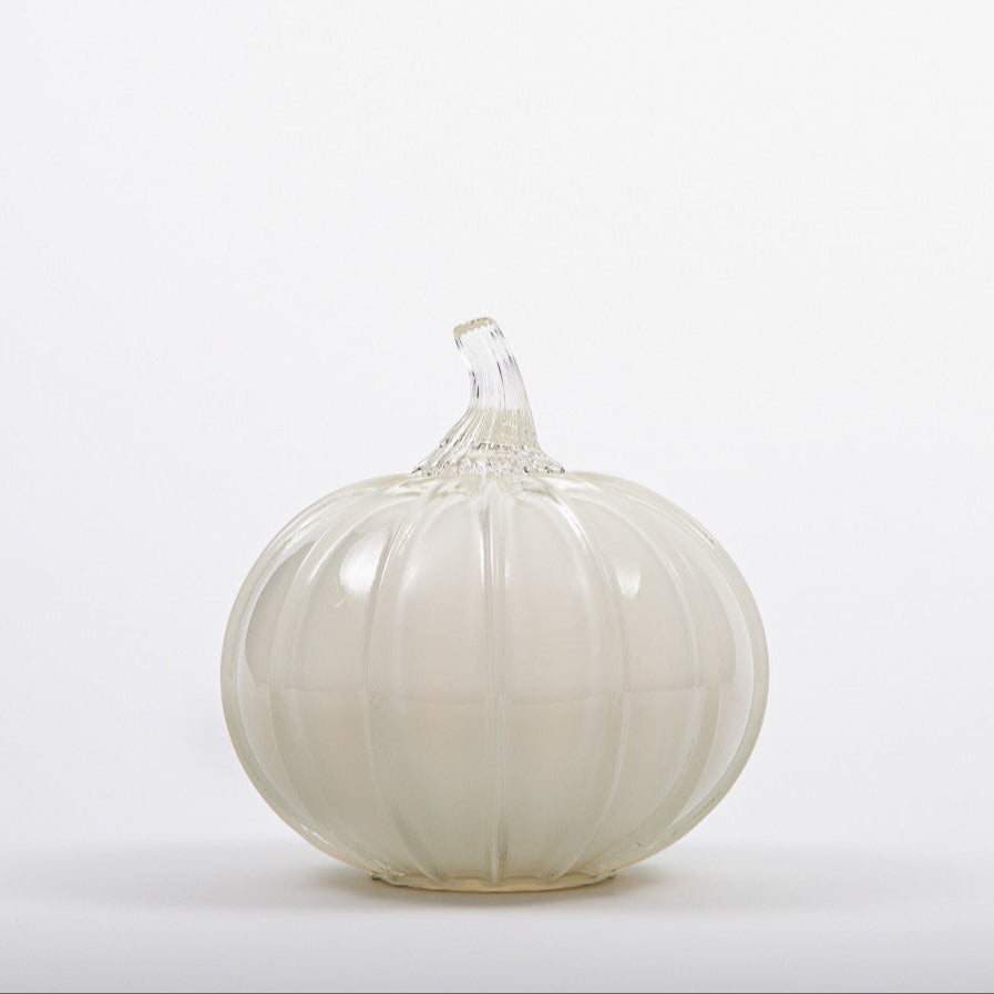 Cottonwood Glass Pumpkin w/Tealight
