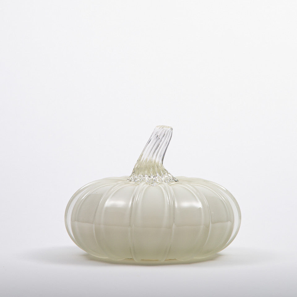 Cottonwood Glass Pumpkin w/Tealight