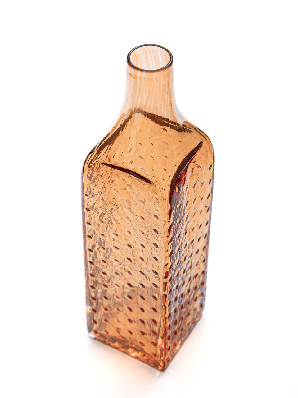 Sorbet Hobnail Handblown Bottle