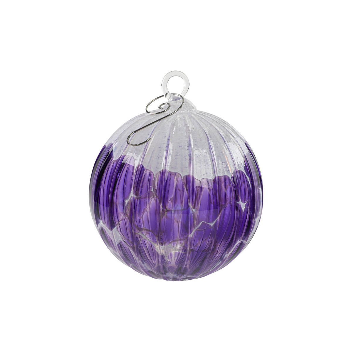 Royal Snow Flurry Handblown Glass Ornament