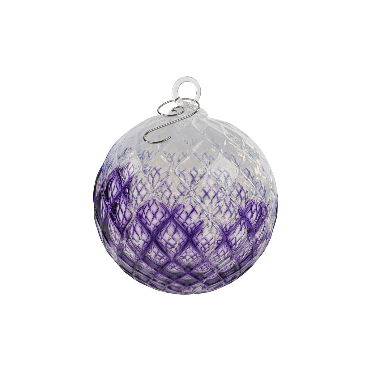 Royal Snow Flurry Handblown Glass Ornament