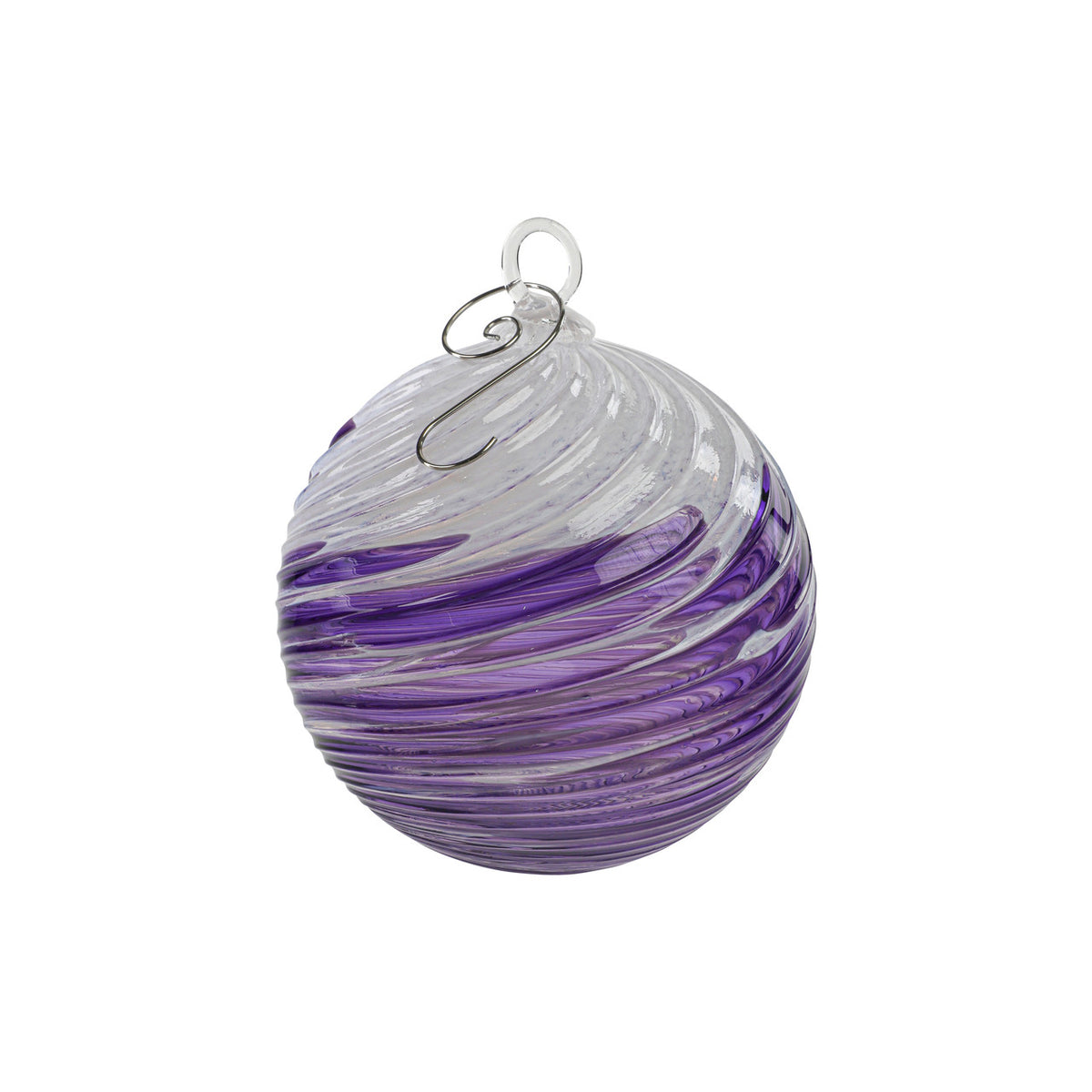 Royal Snow Flurry Handblown Glass Ornament