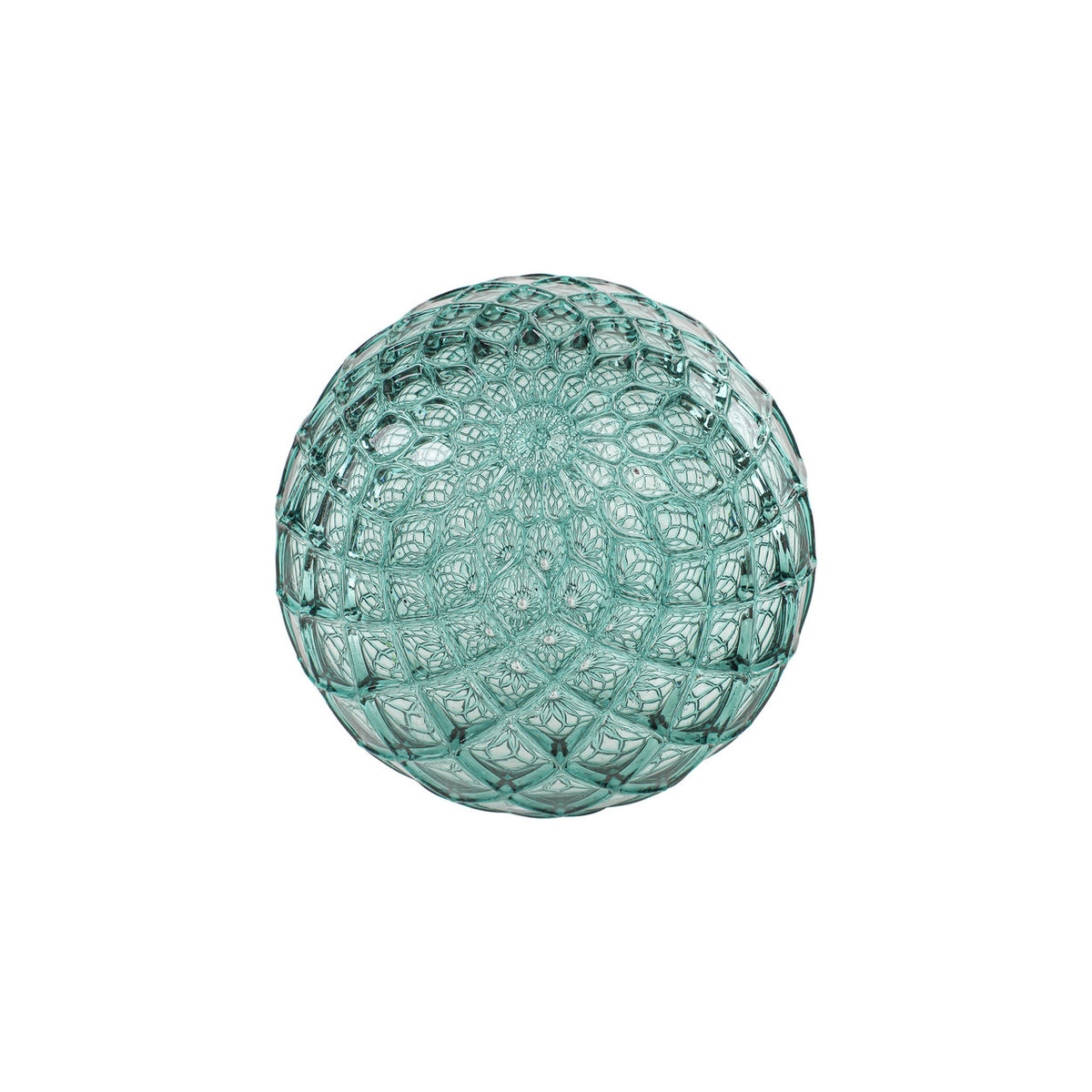 Sea Green Handblown Glass Ornament