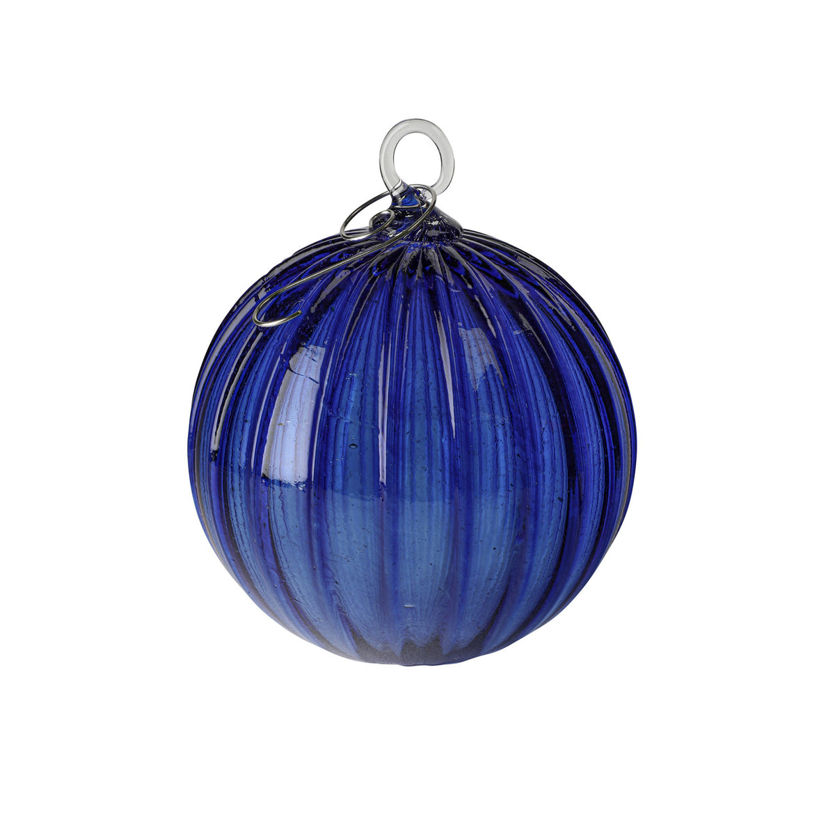 September Birthstone Handblown Glass Ornament