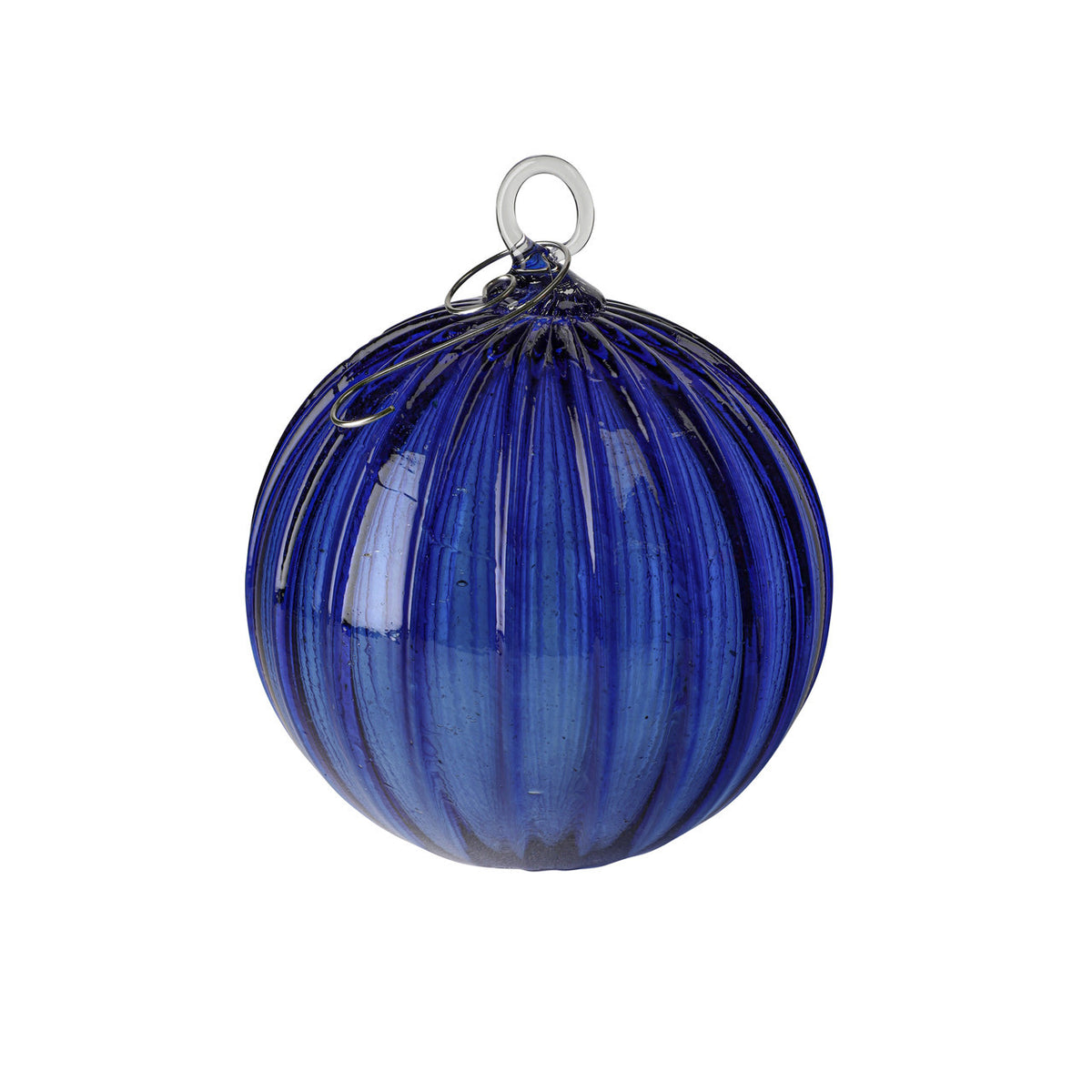 Blueberry Handblown Glass Ornament
