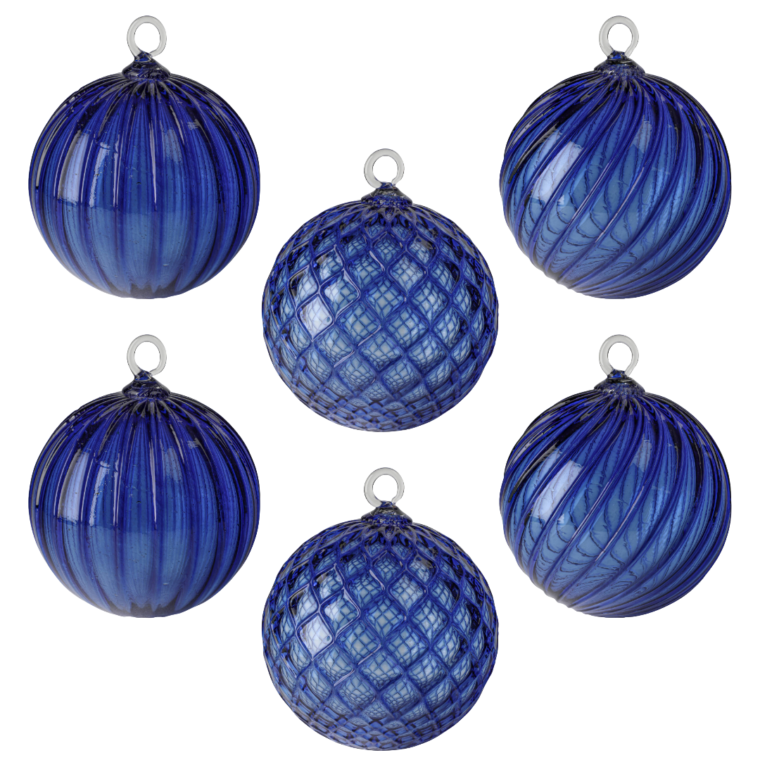 September Birthstone Handblown Glass Ornament