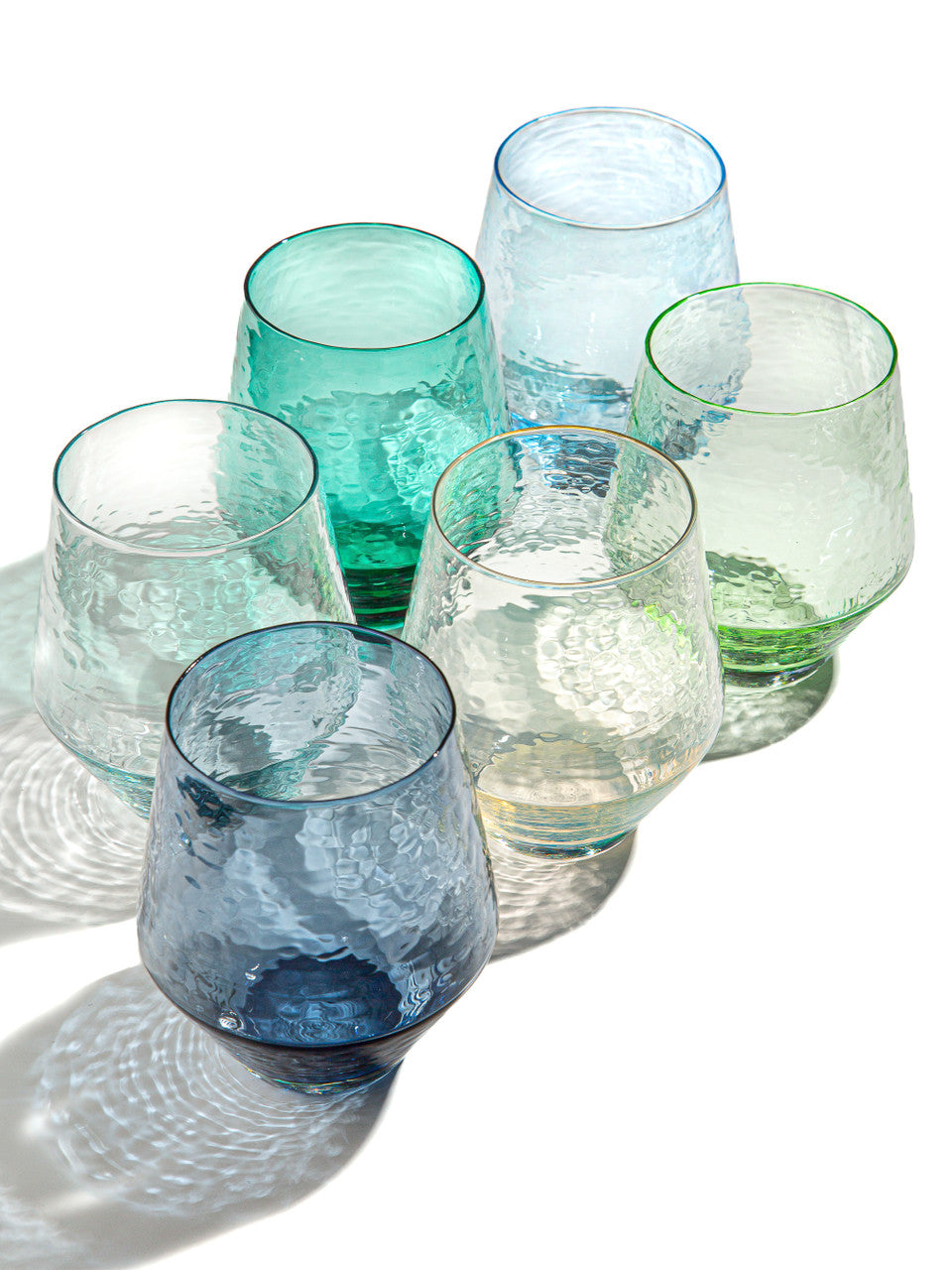 SIP Set of 6 | Sparkling Stemless Glassware