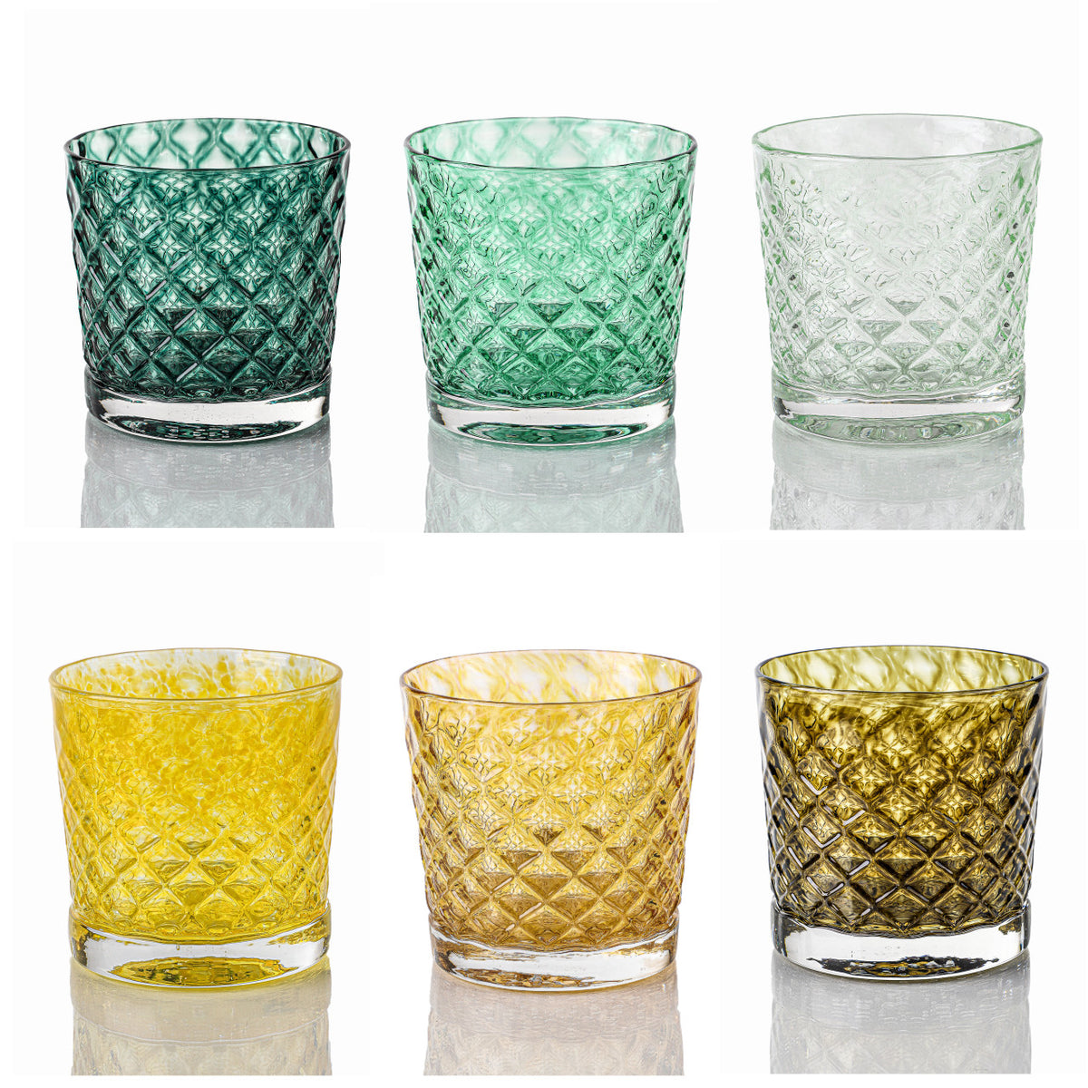 Deep Pine Mindala Glass