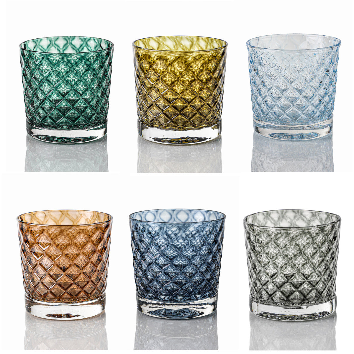 Light Brown Sugar Mindala Glass
