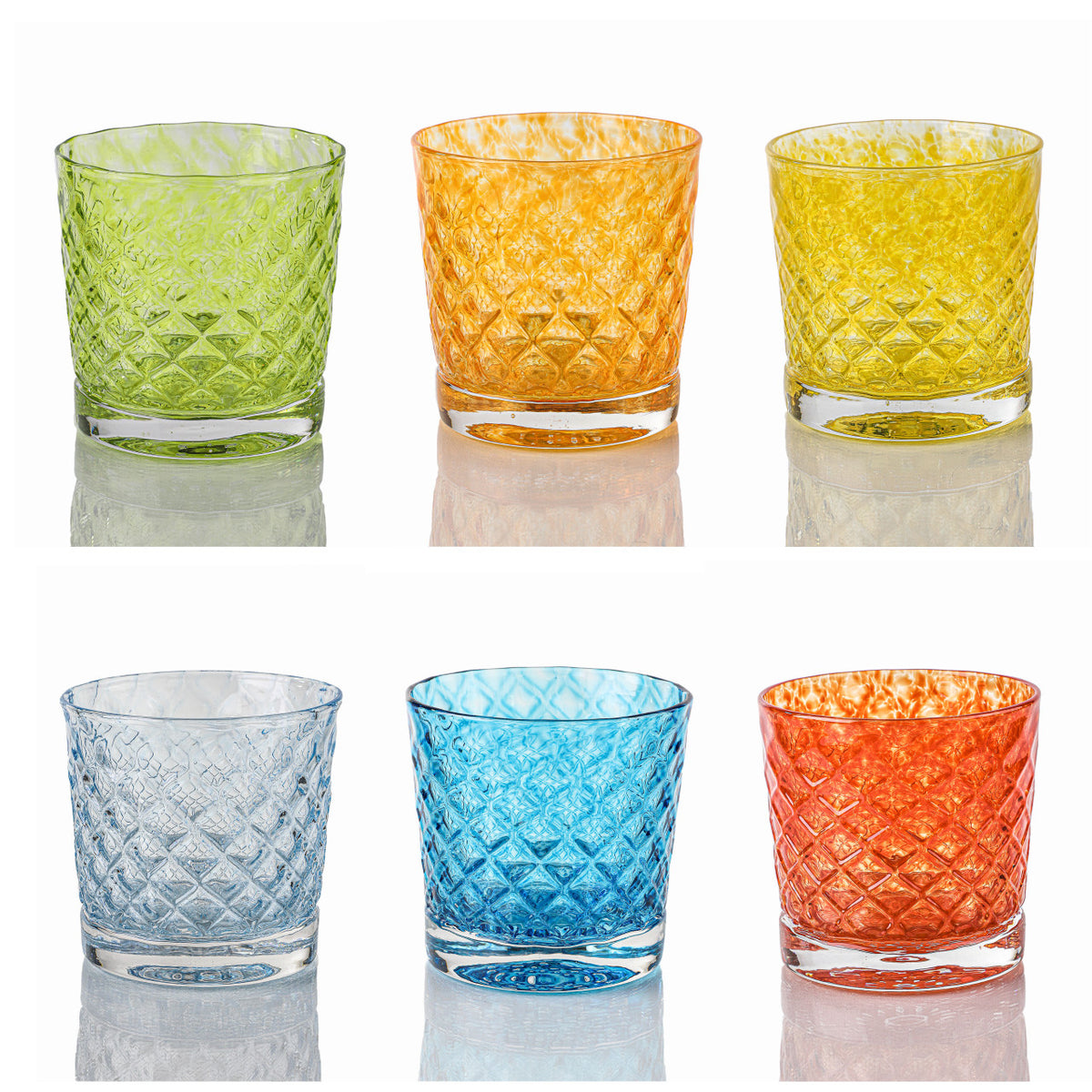 Candy Apple Red Mindala Glass