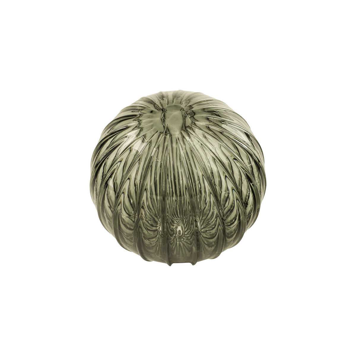 Smoke Handblown Glass Ornament