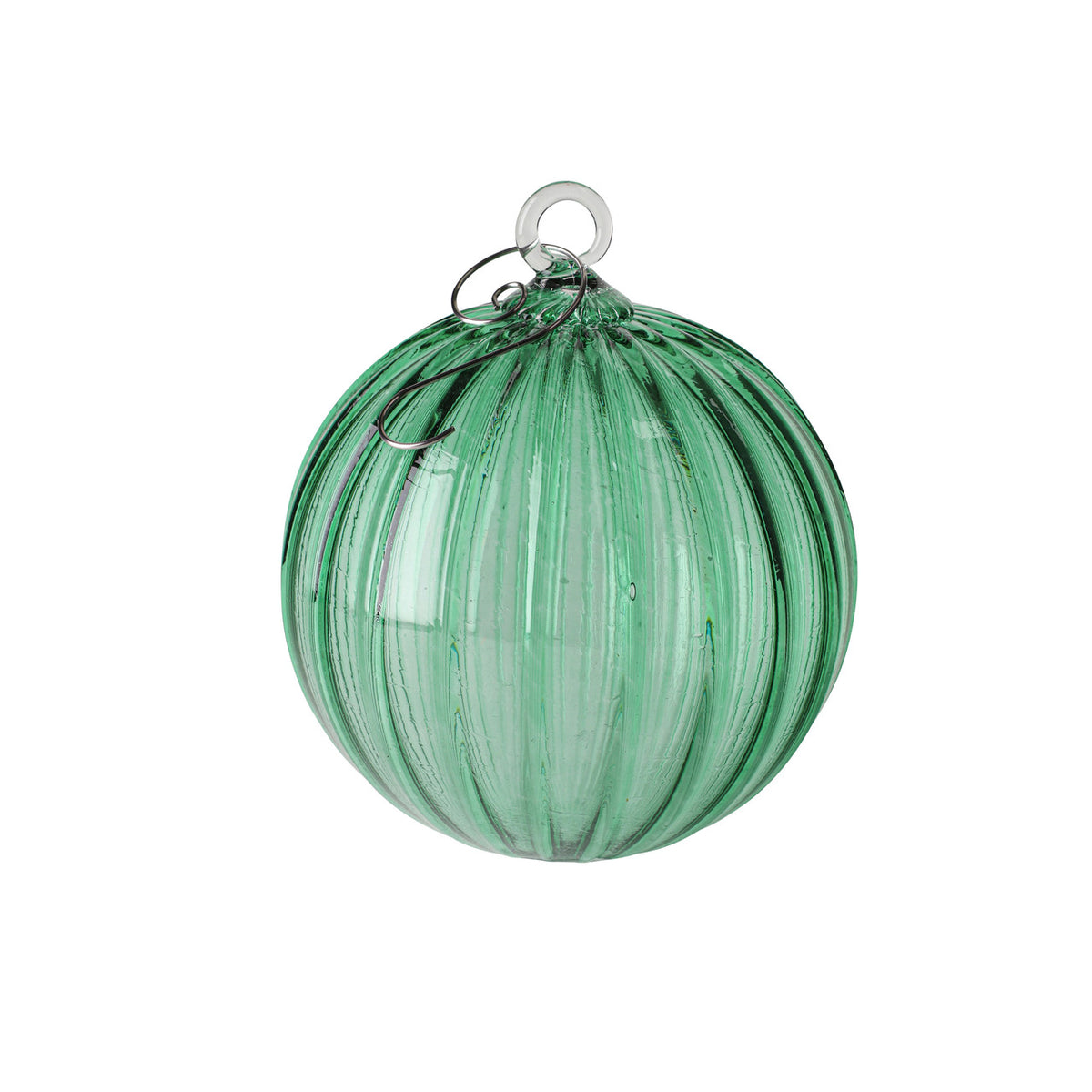 Spearmint Handblown Glass Ornament