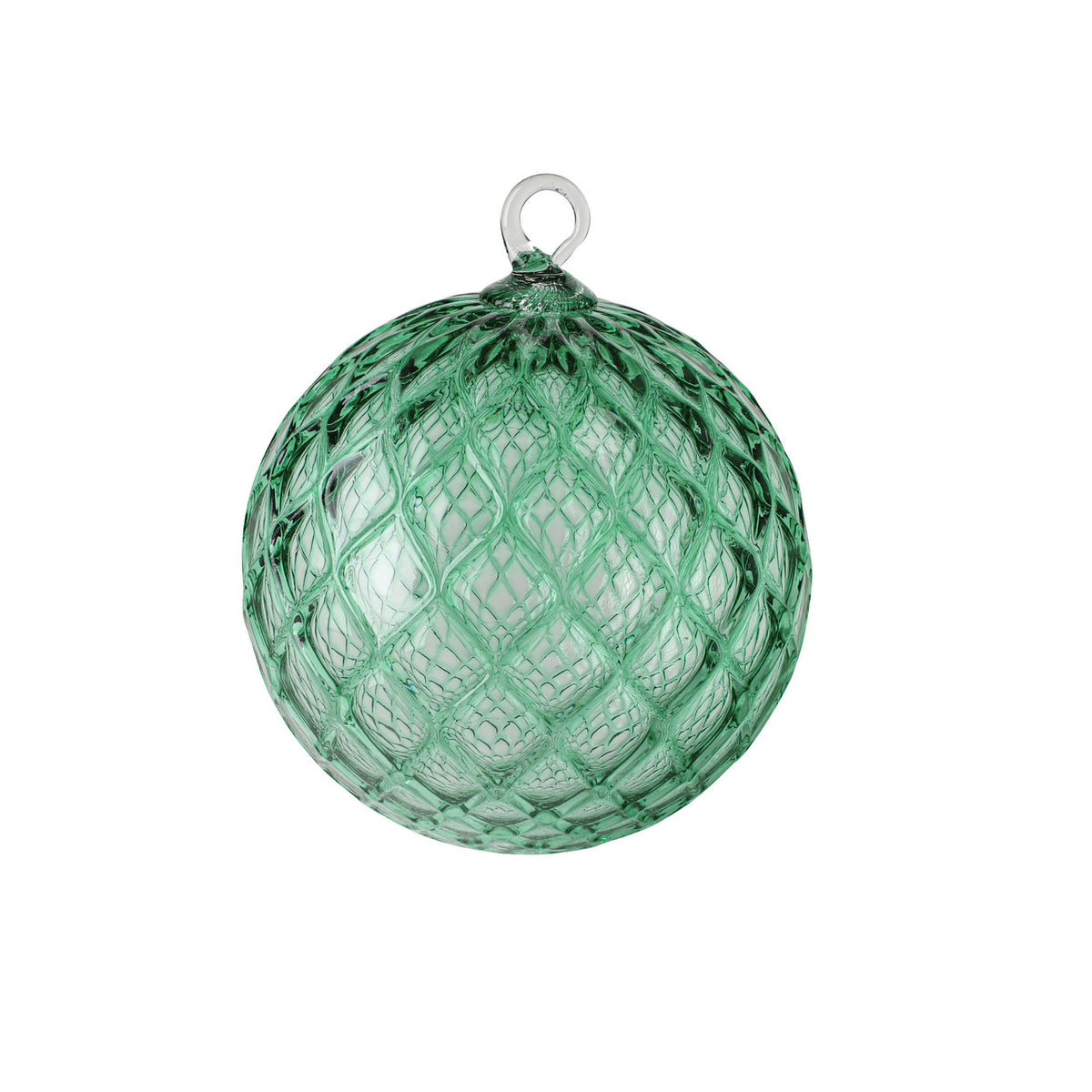 Spearmint Handblown Glass Ornament