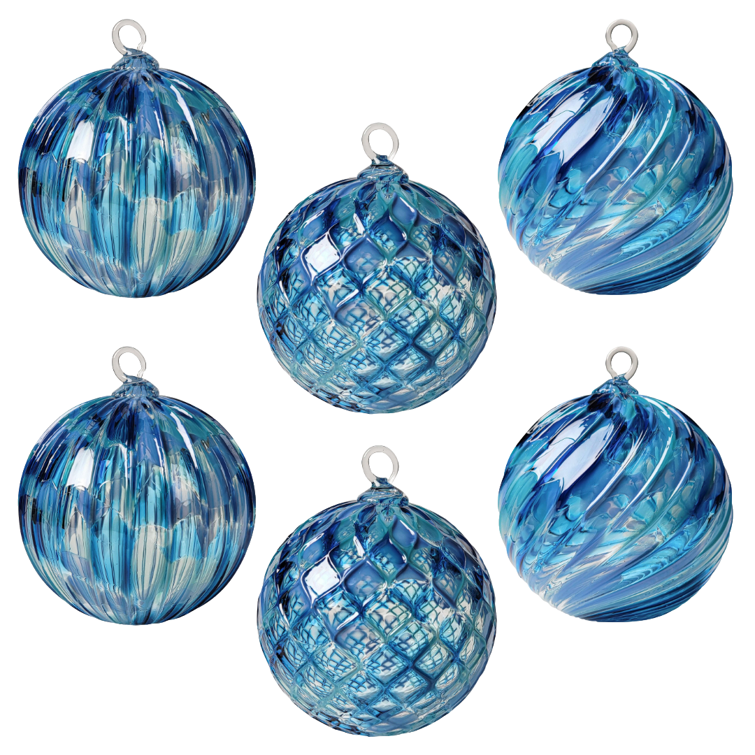 Lake Tahoe, CA Handblown Glass Ornament