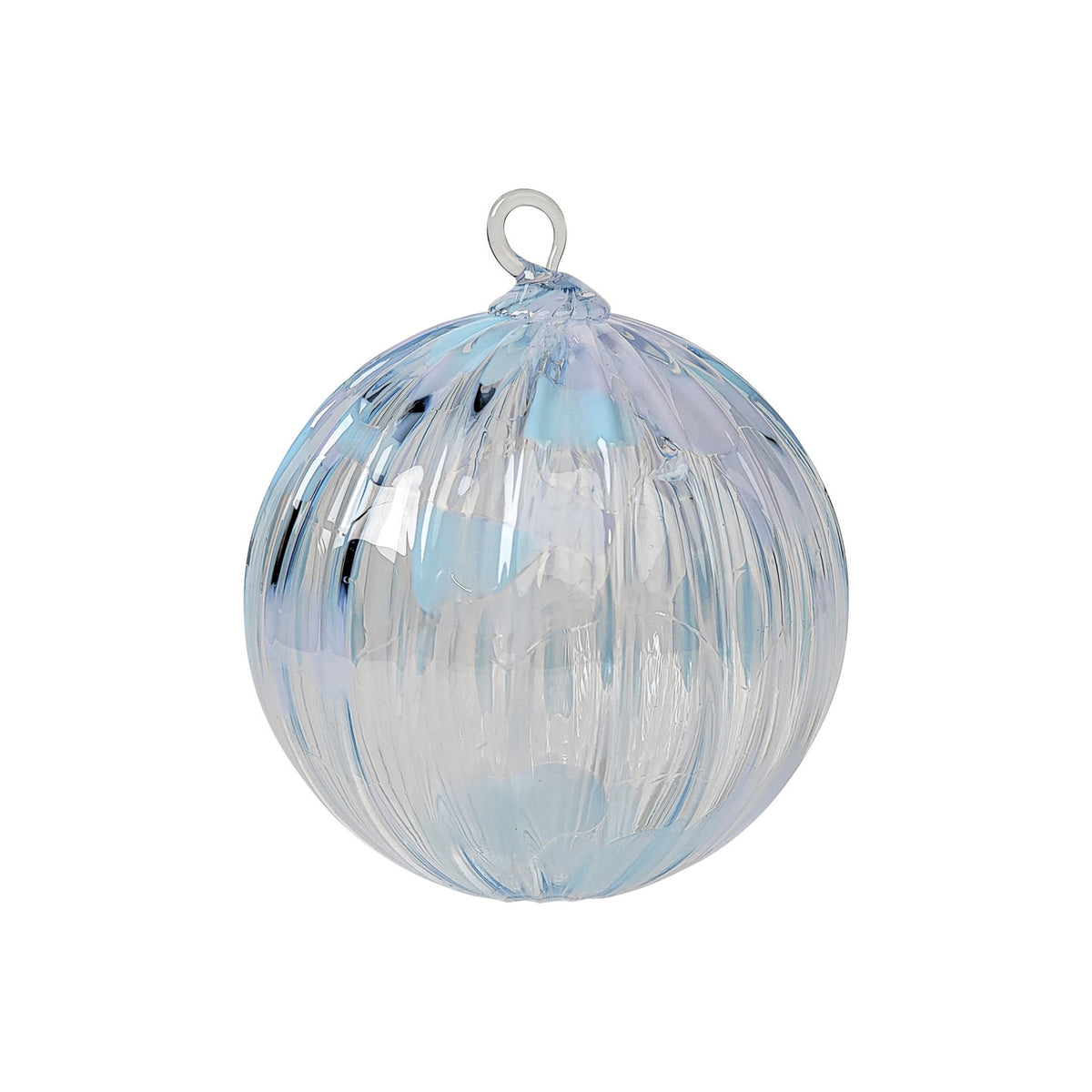 The First Snow Handblown Glass Ornament