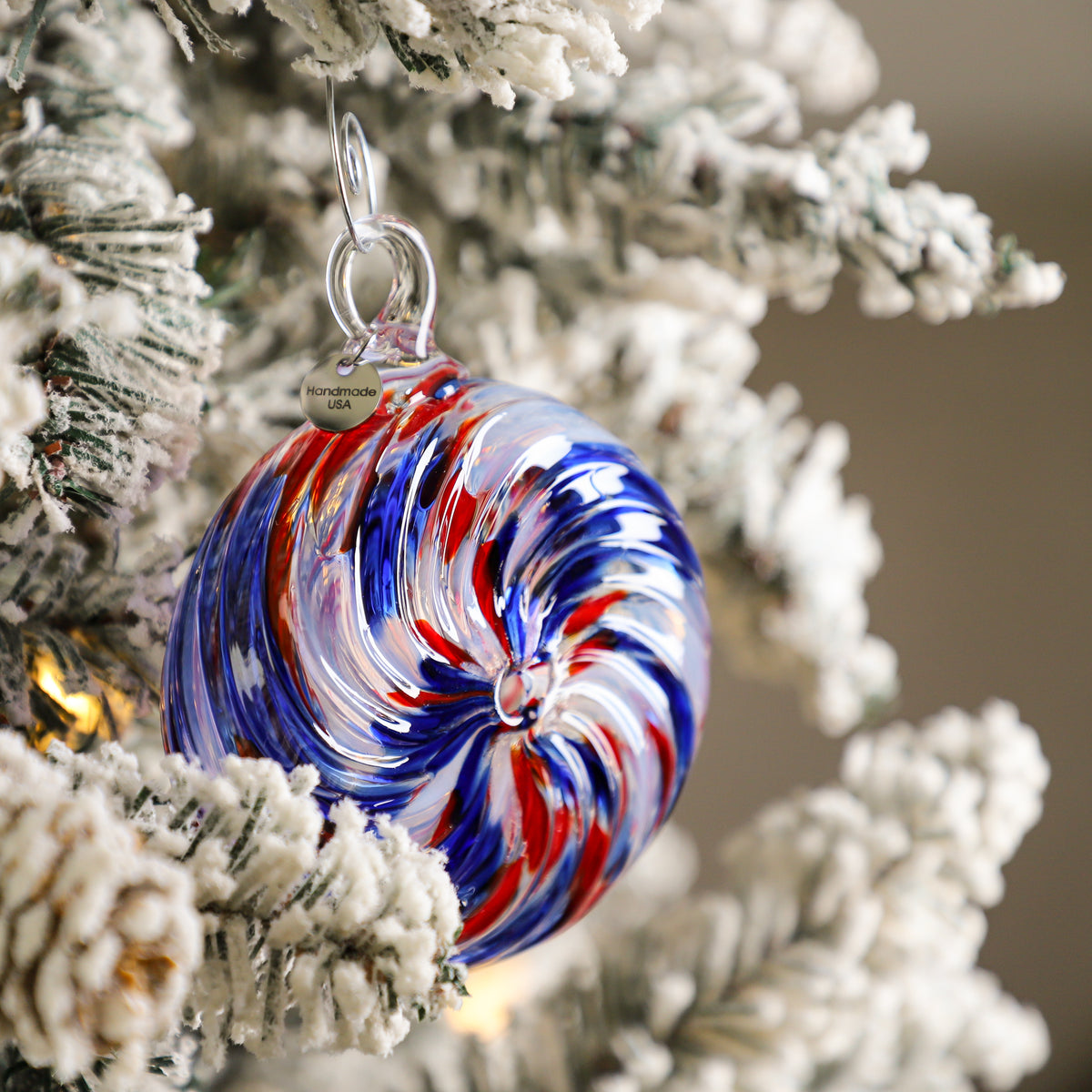 Valor Handblown Glass Ornament