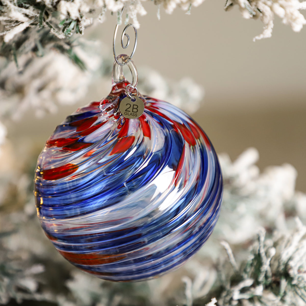 Valor Handblown Glass Ornament