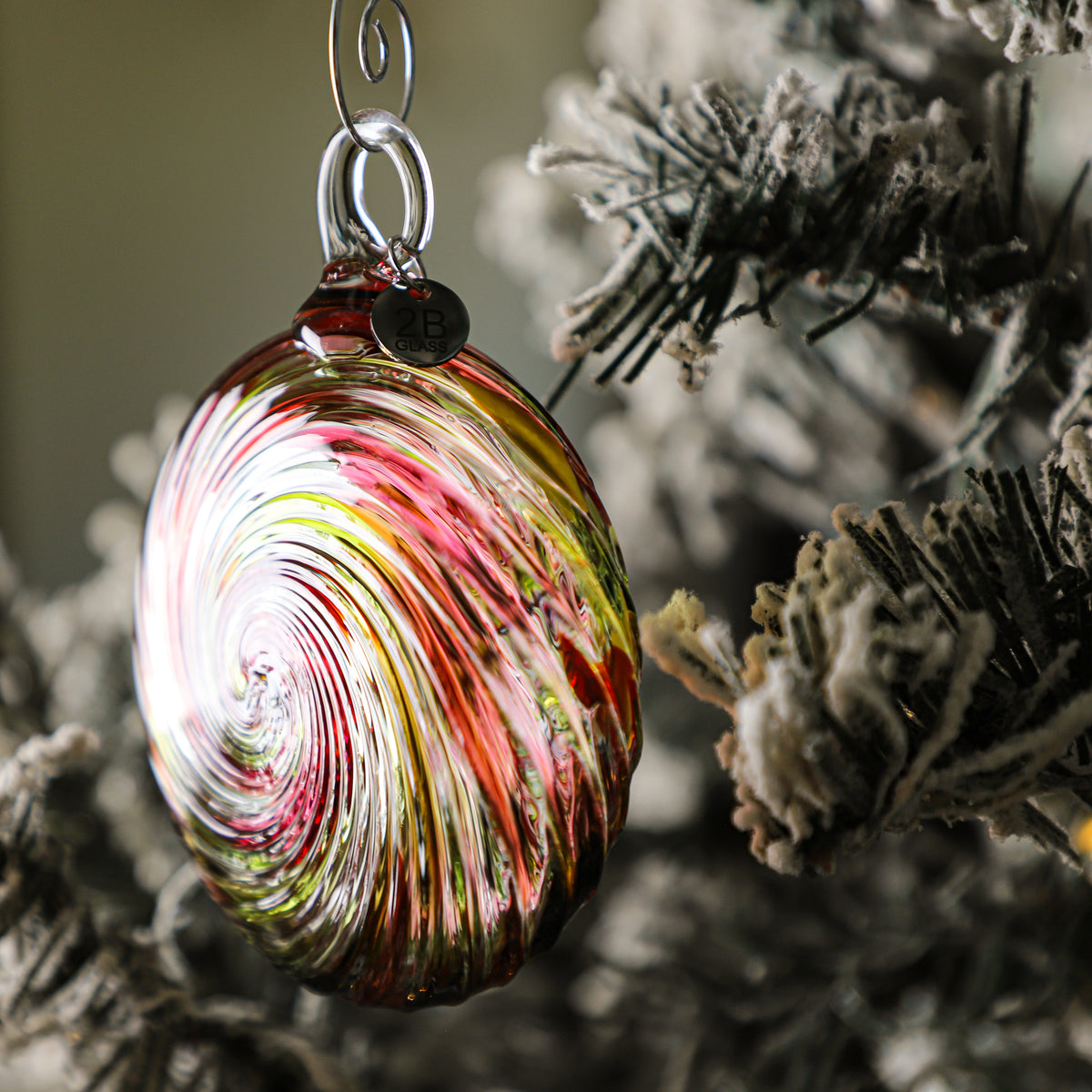 Vintage Christmas Handblown Glass Ornament