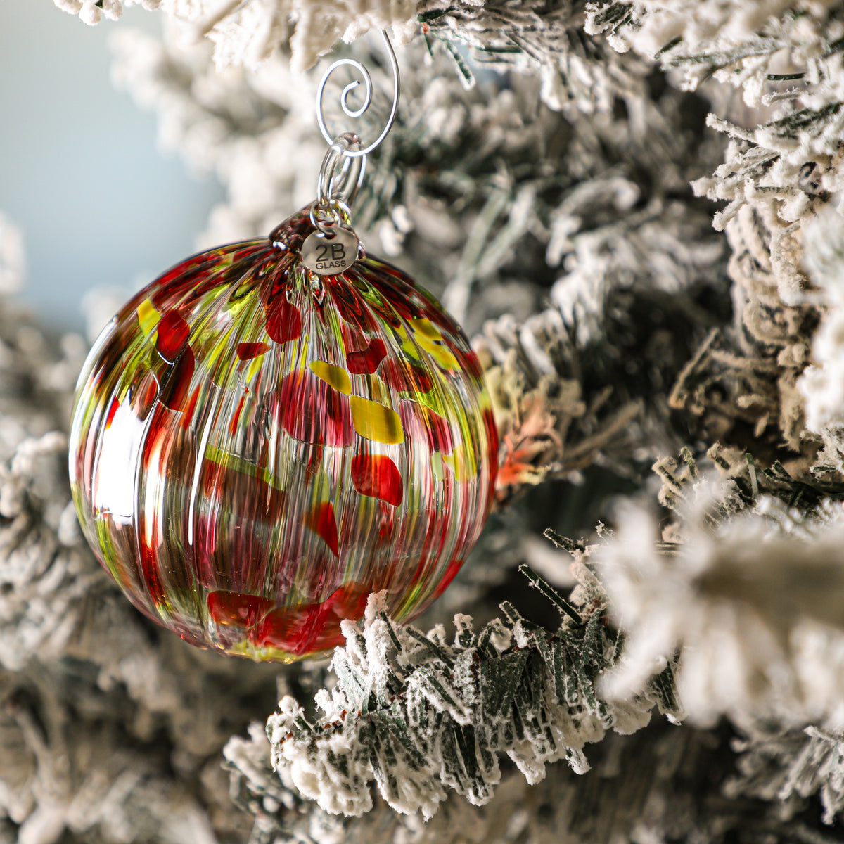 Vintage Christmas Handblown Glass Ornament