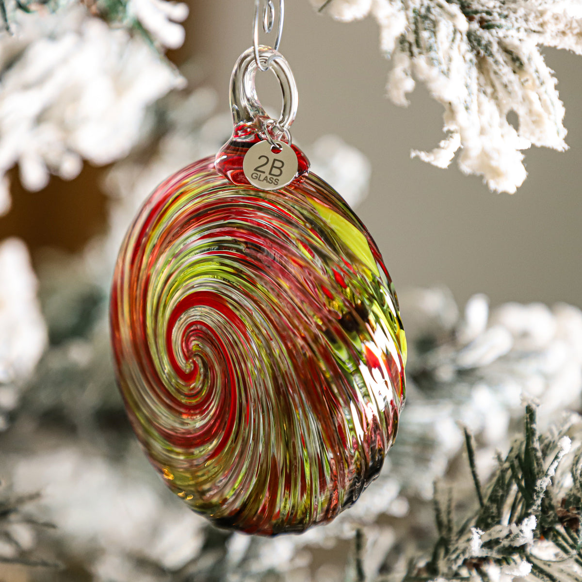 Vintage Christmas Handblown Glass Ornament