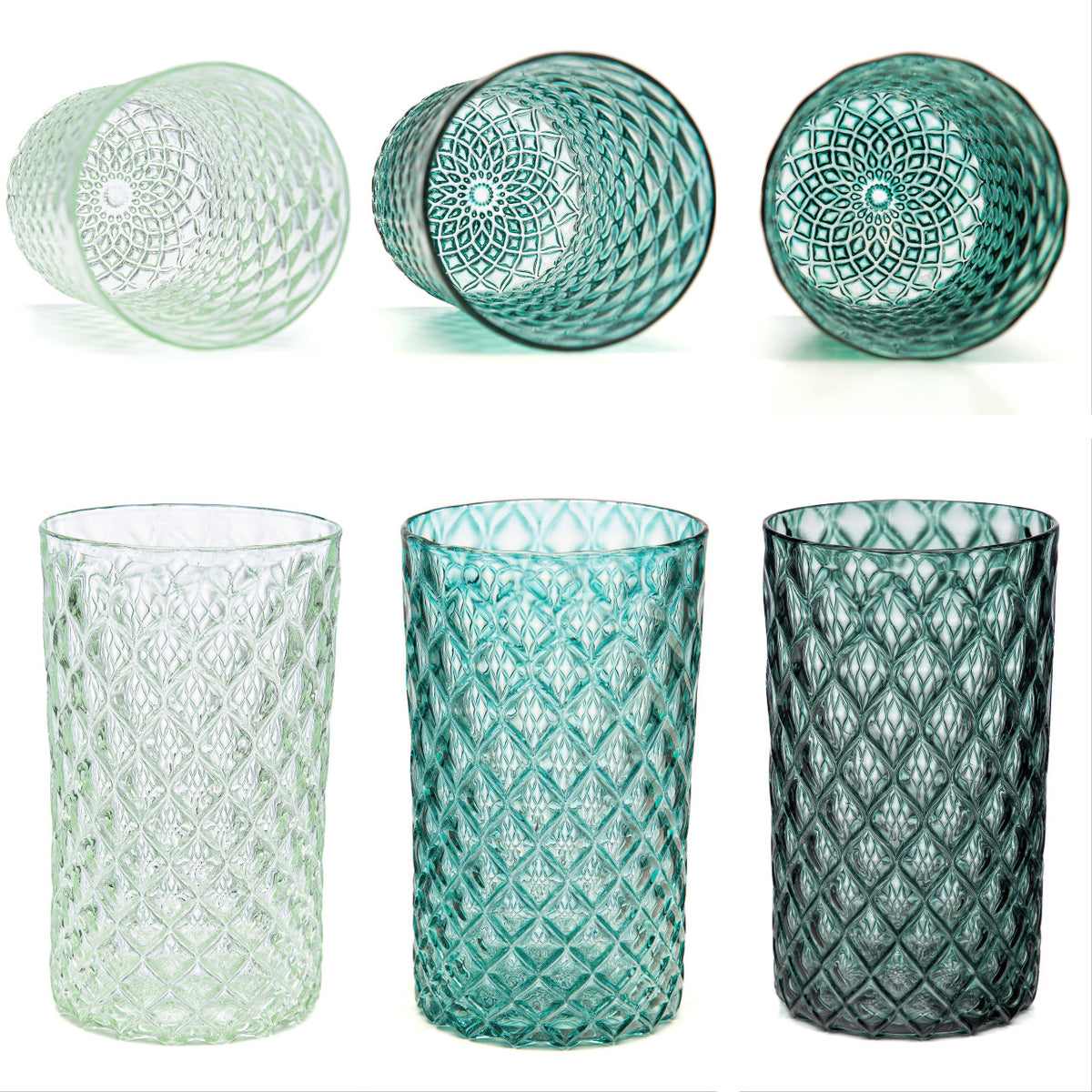 Alpine Mandala Glass Set