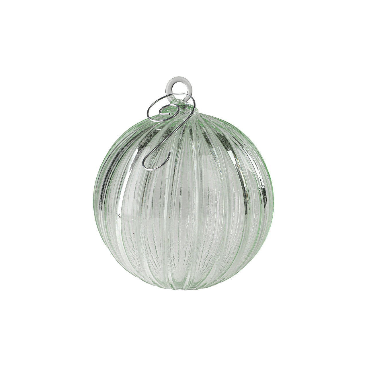 Wintergreen Set of 6 Mixed Handblown Glass Ornaments