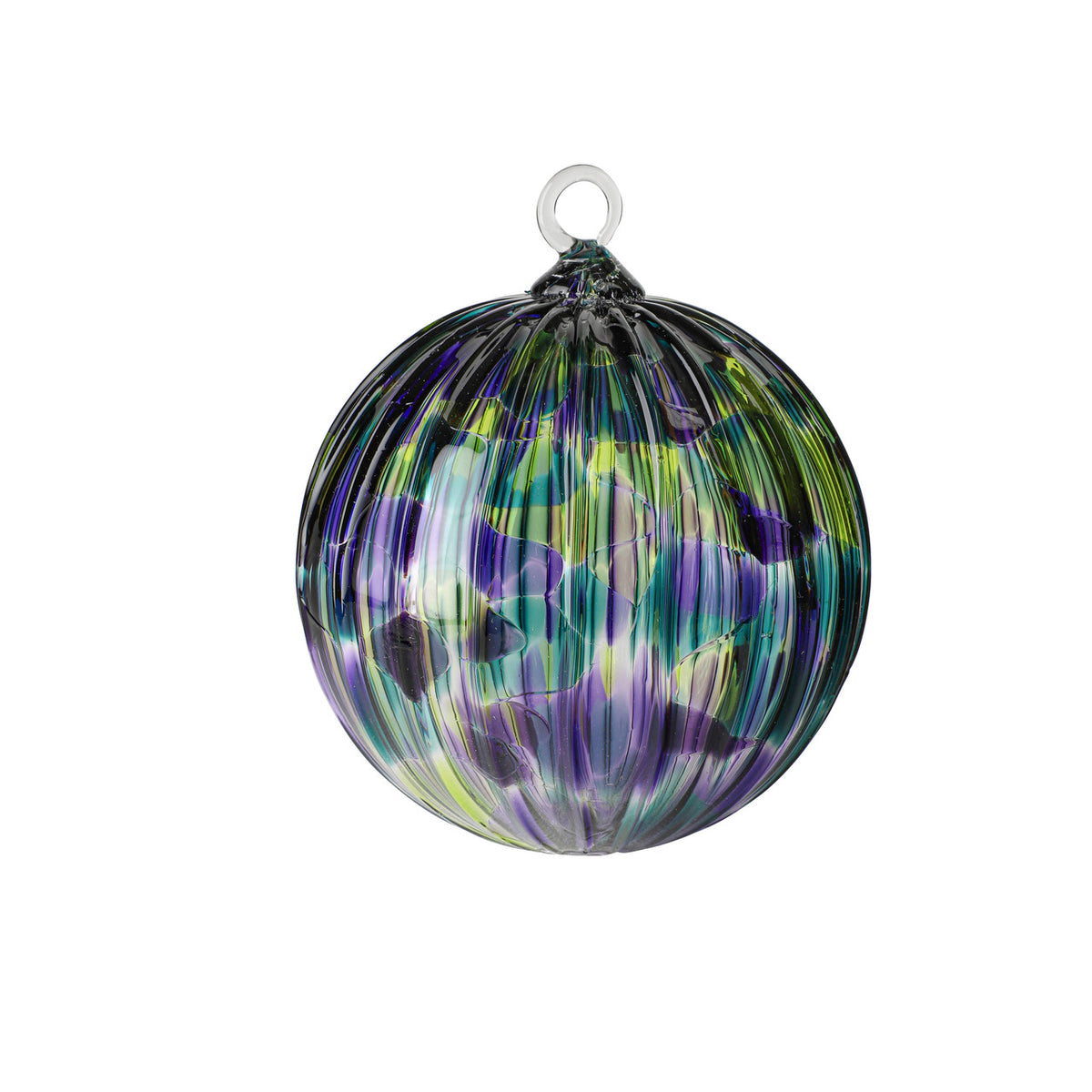 Elves Play Handblown Glass Ornament