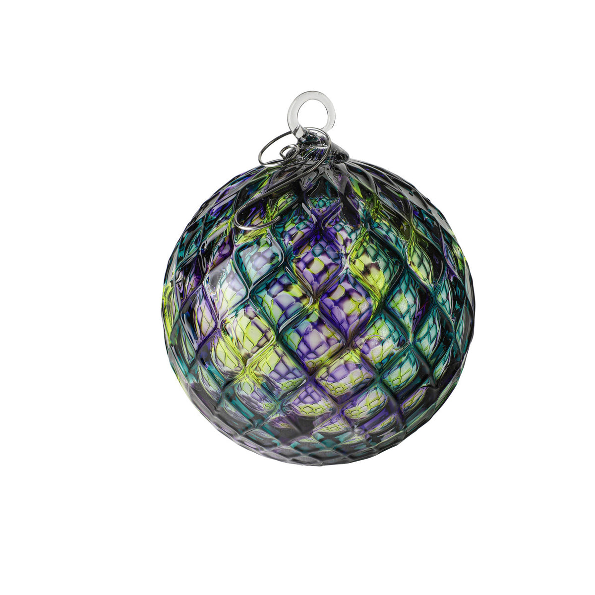 Elves Play Handblown Glass Ornament