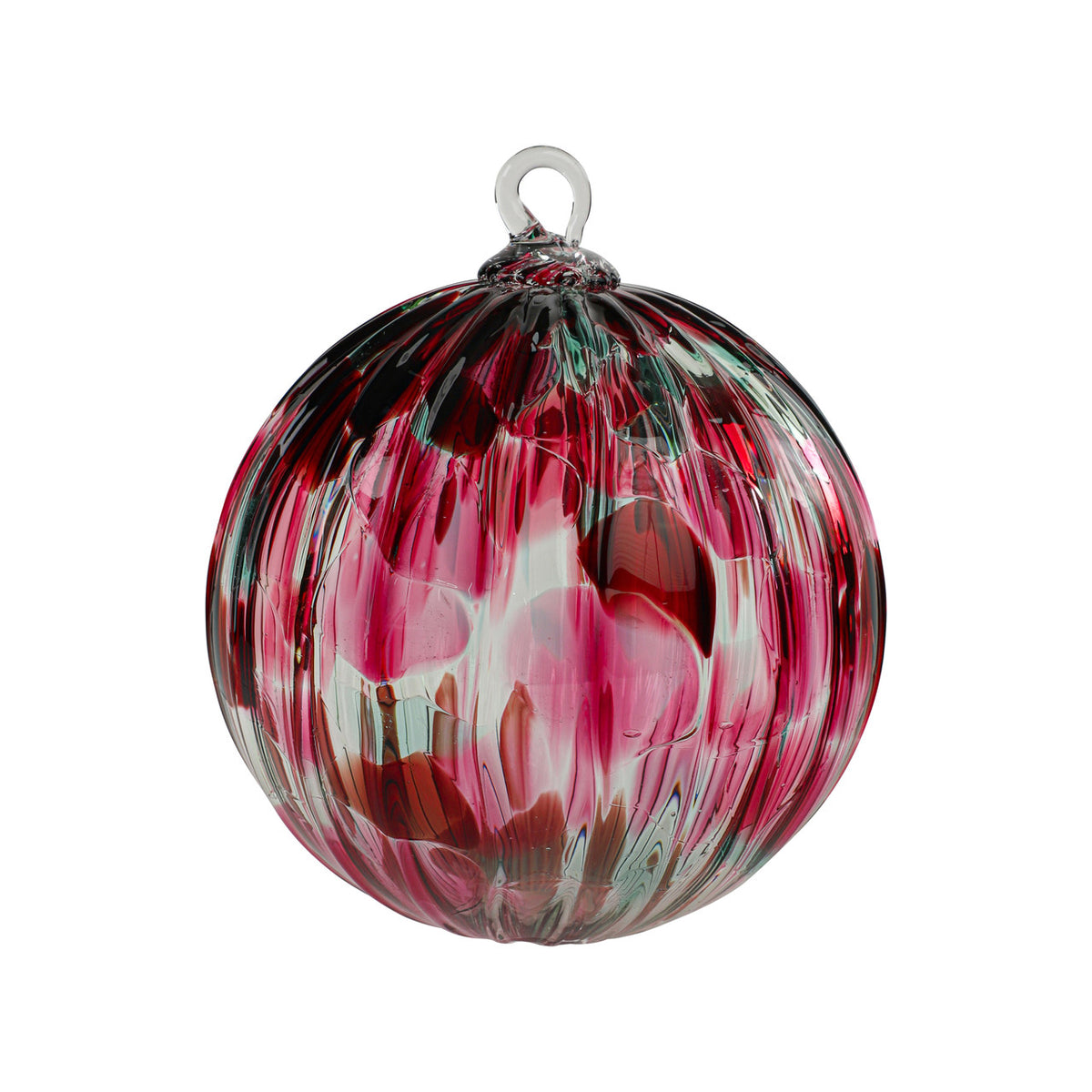 Mrs. Claus Handblown Glass Ornament