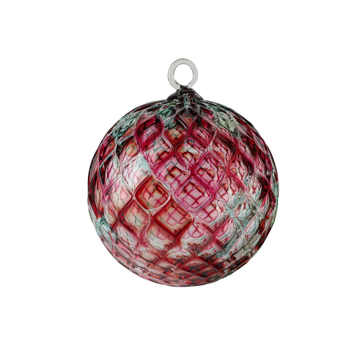 Mrs. Claus Handblown Glass Ornament