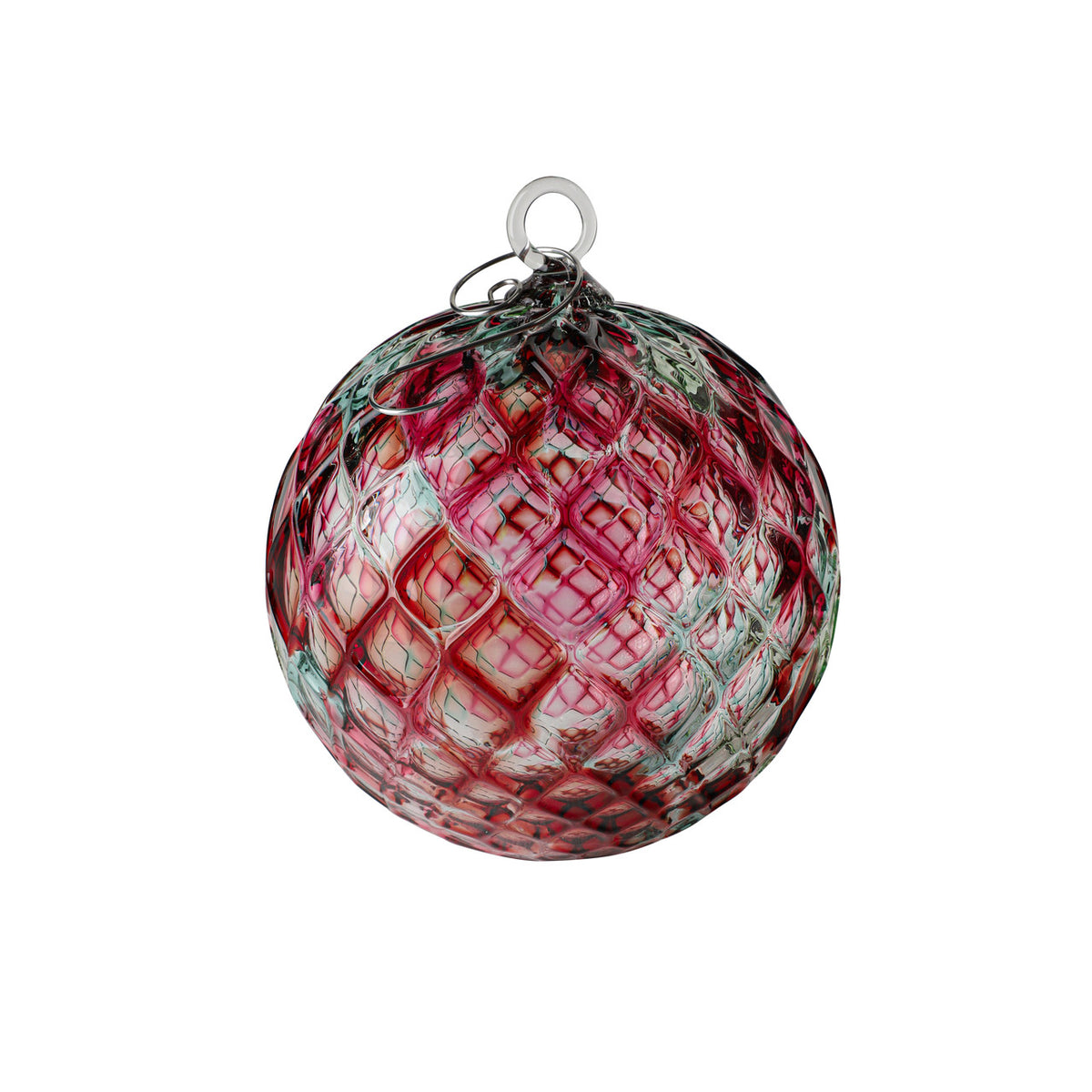 Mrs. Claus Handblown Glass Ornament