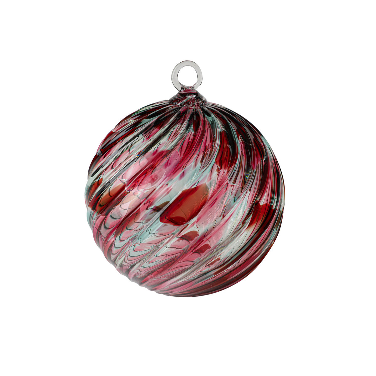 Mrs. Claus Handblown Glass Ornament