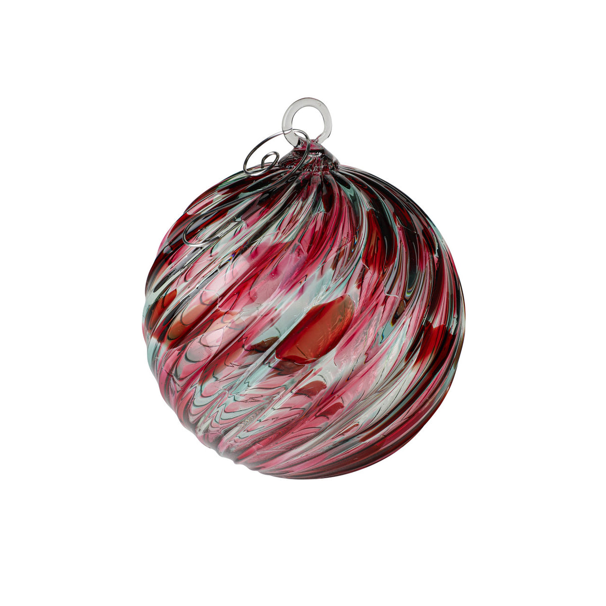 Mrs. Claus Handblown Glass Ornament