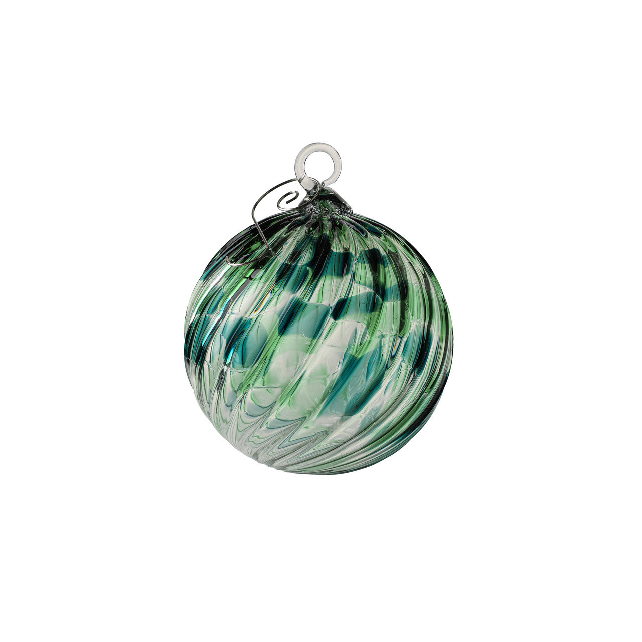 Mount Shasta Mixed Set of Six Handblown Glass Ornaments